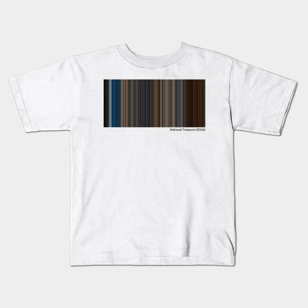 National Treasure (2004) - Every Frame of the Movie Kids T-Shirt by ColorofCinema